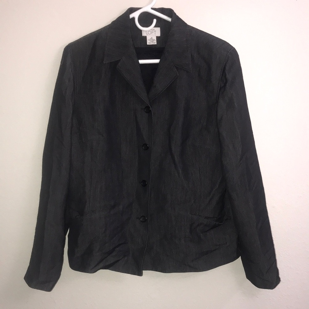 Ann Taylor Charcoal Blazer